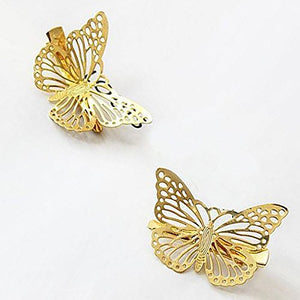 CJESLNA Golden Butterfly Hair Clip Headband Hair Accessories