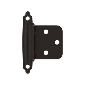 Amerock | Cabinet Hinge | Variable Overlay Hinge | Oil Rubbed Bronze | 10 Pack | Self-Closing Hinge | Face Mount Hinge | Cabinet