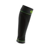 Bauerfeind Sports Compression Lower Leg Calf Sleeves (1 Pair) (Black, Medium/X-Long)