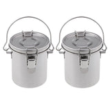 TRENDIVIBE 2 Pack Artist Portable Paint Brush Washer Stainless Steel Brush Cleaner