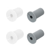 HiPicco 4Pcs Wall Grommets for Cables 3/4-Inch Silicone Cable Wall Bushing Feed Through Cable Routing Kit Accessories Wall Cable