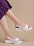 Shoetopia Women'S Heeled Sandal-5 Kids Uk (Lsr-White)-Eu38,White,5,B0D8QH4RYJ