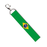Isee 360 Brazil Lanyard Bag Tag With Swivel Lobster For Gift Luggage Bags Backpack Laptop Bags Students Travelers L X H 5 X 0.8 