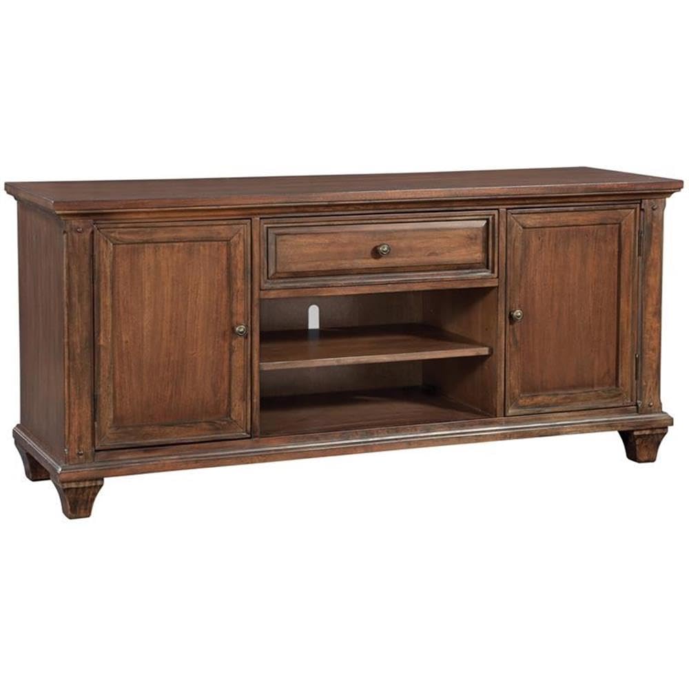 American Woodcrafters Sedona Cherry 66' Cherry Finished Wood Tv Console