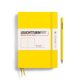 LEUCHTTURM1917 - Notebook Hardcover Medium A5-251 Numbered Pages for Writing and Journaling (Lemon, Plain)