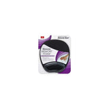 Memory Foam Mouse Mat with Wrist Rest Black