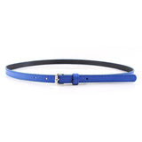Romp Fashion Women Royal Blue P.U Leather Belt For Casual And Formal Dresses