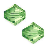 50pcs Adabele Austrian 8mm Faceted Bicone Crystal Beads Peridot Green Compatible with Swarovski Crystals 5301/5328