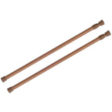 KXLife 2 Pack Spring Tension Curtain Rod for Window 28 to 48 Inch, Adjustable Expandable Small Curtain Tension Rods No Drill for