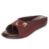 Ortho Joy Fancy Doctor Slippers | Soft Slipper For Women | Comfortable Footwear For Women Stylish,Maroon,4,B09VLF24NR