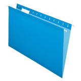 Office Depot Hanging Folders, 15 3/4in. x 9 3/8in., Legal Size, Blue, Box Of 25, ESS81623