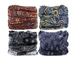 Ferrai Bandana Cap Head Wrap Motorcycle Bicycle Headband Scarf Face Mask Set Of 4