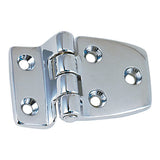 Perko 1214DP1CHR ChromePlated Offset Shortside Hinge with Fixed Pin 21/2 Open x 3/4 Shortside, Pair