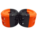Winch Stopper ATV-SCHS Cable Hook Rubber Stopper Winch Line Saver with Allen Wrench for ATV UTV Winches(Black-Orange)