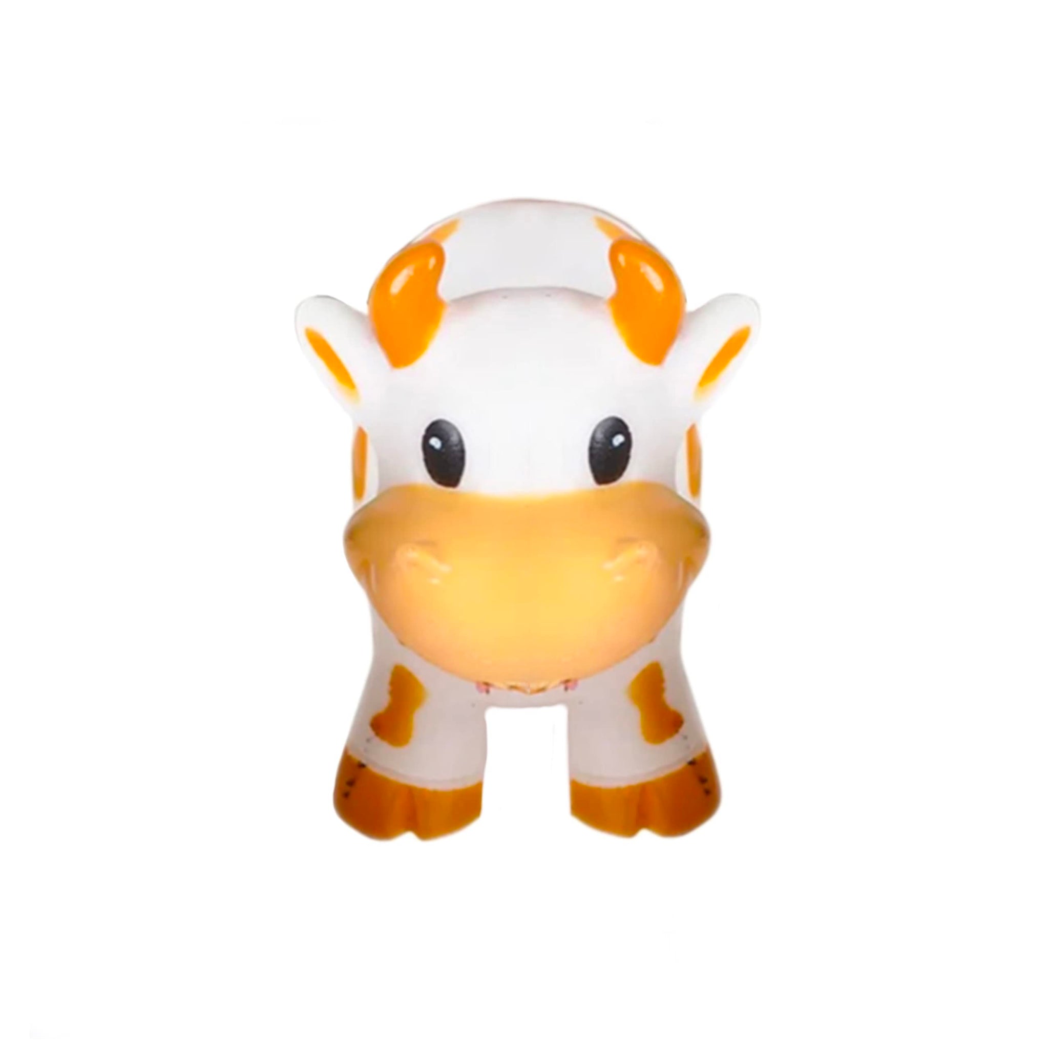 One Dozen (12) 2 Rubber Bath Toy Animals (Cows)