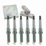 6 pc NGK Laser Iridium Spark Plugs compatible with Nissan GT-R 3.8L V6 2009-2020