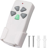 Ceiling Fan Remote Control FAN53T Replacement, Replace Transmitter L3HFAN11T L3HFAN35T1 KUJCE9103 CHQ8BT7030T CHQ7030T UC7030T 2