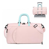 Palay Gym Bag With Shoe Compartment Pink Large Waterproof Travel Duffle