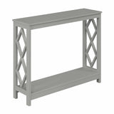 Convenience Concepts Diamond Console Table, Gray