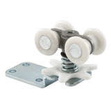 PrimeLine N 6724 Pocket Door Roller Assembly with Four Wheel (Single Pack)