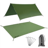 ayamaya Tent Footprint, PU 3000 Waterproof Tent Ground Cloth 8FT x 7FT Medium Size for 3-4 Person Family Camping Tents Ground Sh