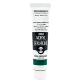 Turner Colour Works Acryl Gouache Artist Acrylic Paint - Single 20 ml Tube - Permanent Green Deep