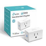 Kasa Smart Plug Ultra Mini 15A, Smart Home Wi-Fi Outlet Works with Alexa, Google Home & IFTTT, No Hub Required, UL Certified, 2.