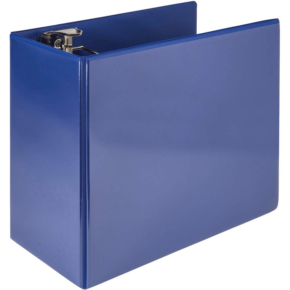 Samsill, Sam16422, Nonstick 6'' Locking D-Ring View Binder, 1 Each, Dark Blue