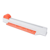 ATORSE 30 Hole Puncher 5 Sheet Capacity Manual Paper Punches for Office School Home Orange