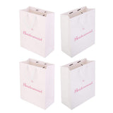 Enakshi 4pcs Large The Bridesmaid Wedding Party Paper Gift Favour Bag Handle White|Home & Garden | Wedding Supplies | Wedding Fa