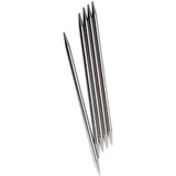 6 (15Cm) Chiaogoo Red (Stainless Steel) Double Point Knitting Needles Size Us 9 (5.5Mm) Ad