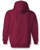 Adro Never Give Up Design Printed Hoodies/Sweatshirts For Men & Women (H20-M-Ngu-Mr_Maroon_2Xl)