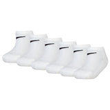 Nike Young Athletes No Show Socks White 6 Pairs Size 10C3 Year Old/Shoe Size 57