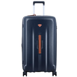 Jump Uppsala RigidNavy BlueExtra Large72Cm Expandable Hardsided 8 Wheel Cargo Luggage With Tsa Lock, AntiTheft Zipper, Name 