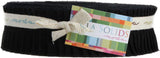 Bella Solids Black Honey Bun 40 1.5inch Strips Moda Fabrics 9900HB 99