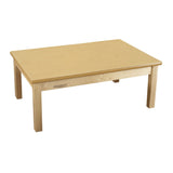 Childcraft Wood Table, Laminate Top, Rectangle, 30 X 48 X 26 Inches