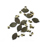 The Design Cart Golden Metal Sequins, 100 Grams, Pyramid Sequins for Embroidery Work, Jewellery Making, Designing, Embellishing