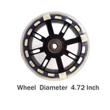 HUWAY training wheels flash mute wheel bicycle stabiliser mounted Kit compatible for bikes of 12 14 16 18 20 Inch