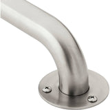 Moen R7424 Bathroom Safety 24Inch Stainless Steel Bathroom Grab Bar with Exposed Screws, Stainless