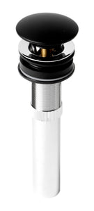 ALFI brand AB9055-BM Bathroom Sink Drain, 7.63L x 2.75W x 2.75H, Black Matte