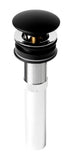 ALFI brand AB9055-BM Bathroom Sink Drain, 7.63L x 2.75W x 2.75H, Black Matte