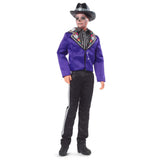 Barbie Signature Ken Doll, 2023 Dia De Muertos Collectible With Blue Jacket, Black Hat & Doll Stand