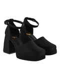 Shoetopia Women'S Block Heel Pumps-Eu35 /Uk2 /Black,Black,2,B0CNVK4G9Z