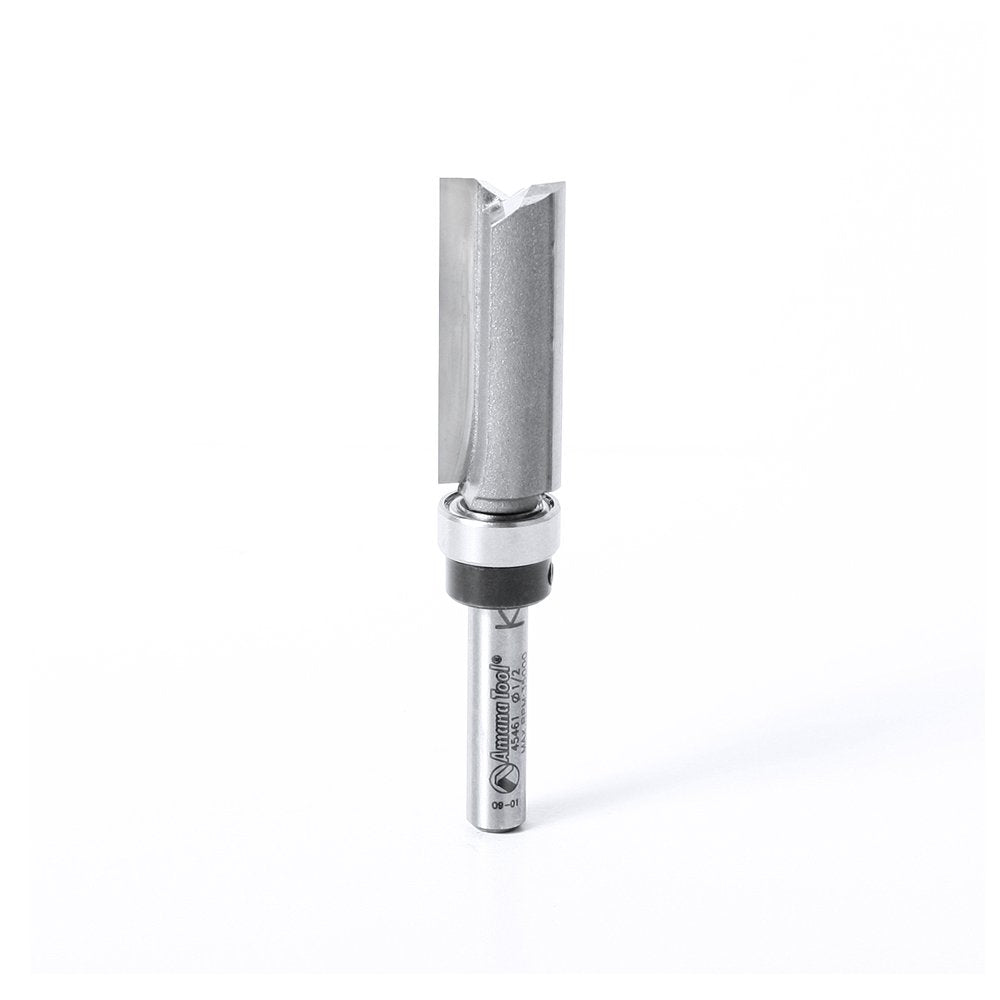 Amana Tool - 45461 Carbide Tipped Flush Trim Plunge Template 1/2 Dia x 1-1/4 x 1/4 Sh