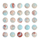Blue Imperial Jasper Beads for Jewelry Making Stone Bead Bracelets Chakra Round Gemstone Beads Bulk, 38pcs 10mm Jasper Stone