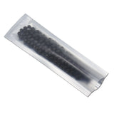 PABCK 100 Pcs 2.1x7.08 inch (Inside Size 1.77x6.69 inch) Clear Front Vacuum Heat Sealable Pure Mylar Foil Bag for Travel Shampoo