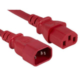 C13 To C14 8Ft Red Pwr Extension Cord