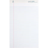 Business Source 63109 Legal Pads, Legal Ruled,50 Sht, 81/2Inch x14Inch , 12Pack, WE