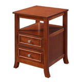 Convenience Concepts Melbourne End Table, Mahogany