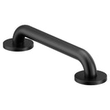 Moen Concealed Grab Bar AC Matte Black 12Inch Bathroom Safety Grab Bar, R8712BL